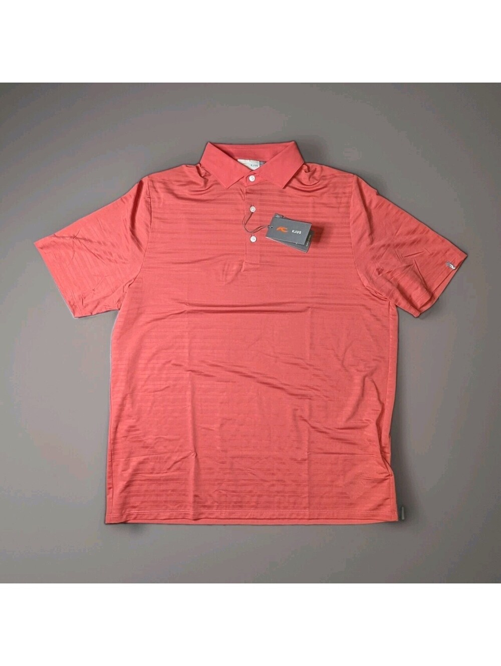 Kjus Luis Solidn Golf Performance Polo Mens XL Red